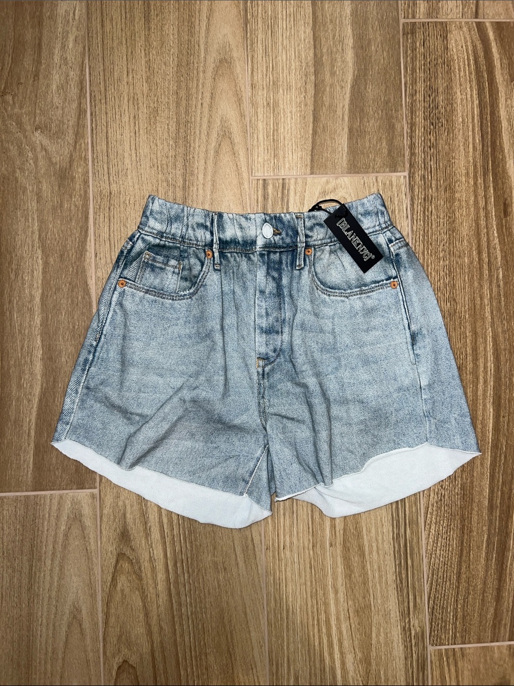 Blank NYC Sweatpant Denim Jean Shorts